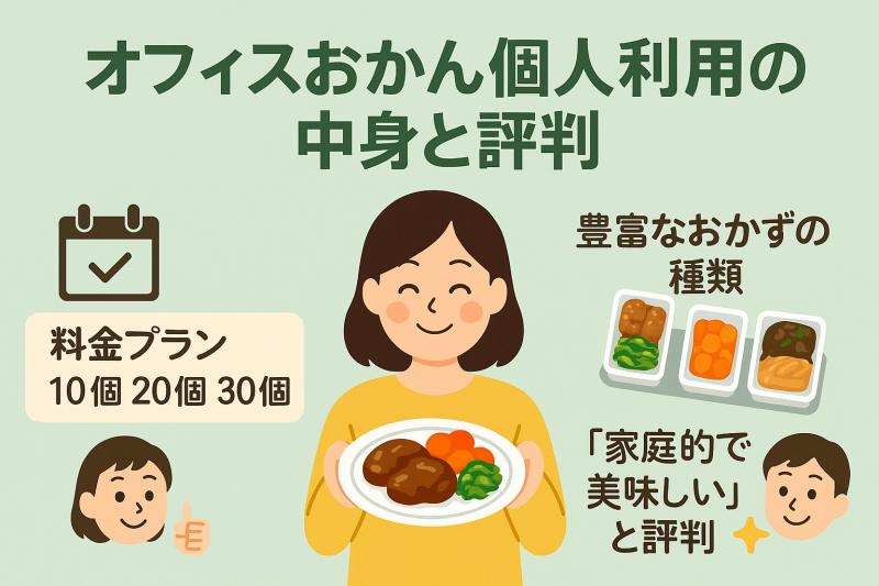 オフィスおかん個人利用の具体的な中身と評判