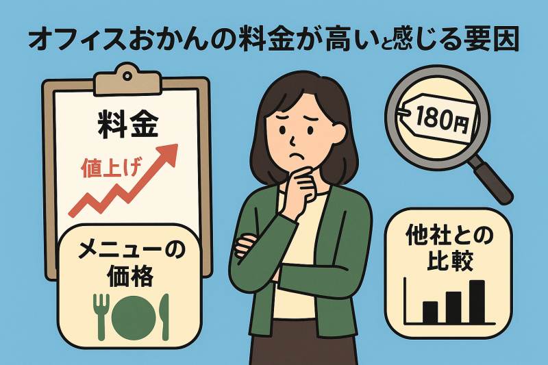 オフィスおかんの料金が高いと感じる要因を検証